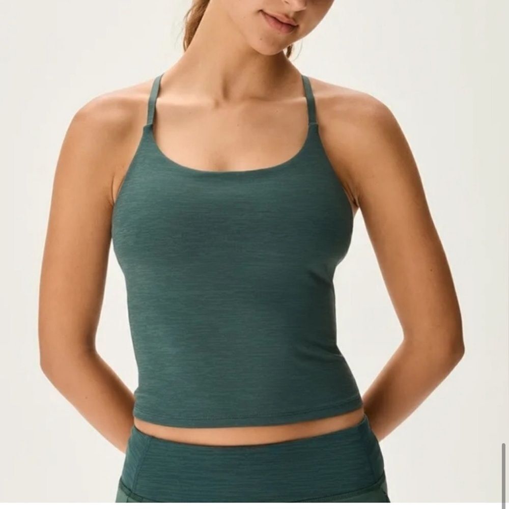 Outdoor Voices Techsweat Move Free Tank in Evergreen Size XL